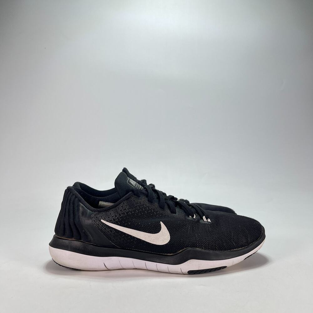 Nike Flex Supreme TR 5 Black White Cross Training Shoes 852467-001 Womens Sz 7.5